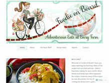 Tablet Screenshot of foodieonboard.com